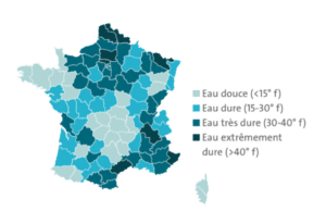 carte durete eau france